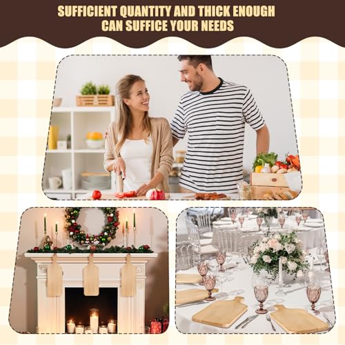 6 Pcs Wood Cutting Boards 17 Inch for Chopping Laser Engraving (6 Count)