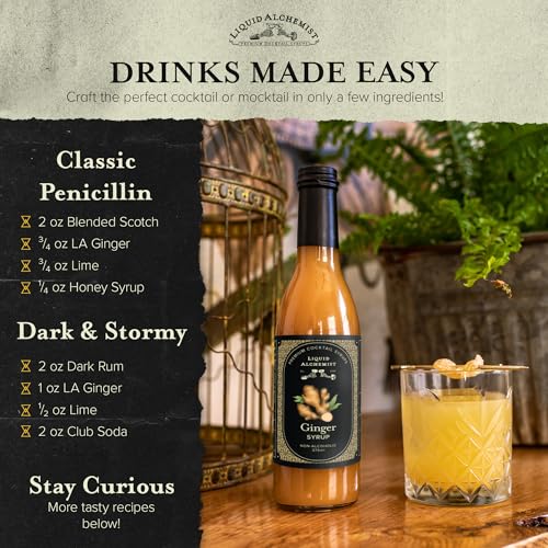 Ginger Syrup for Cocktails (12.7 Fl Oz)