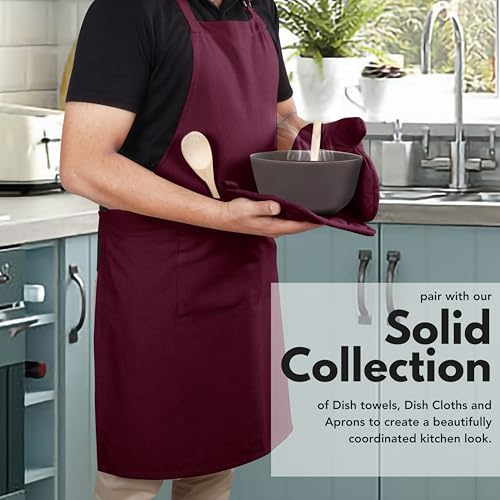 4 Piece Set 2 Oven Mitts & 2 Potholders (4 Count)