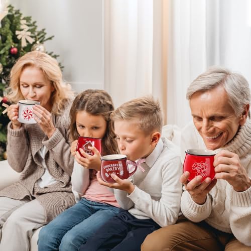 6 Set Christmas Coffee Mugs (6 Count)