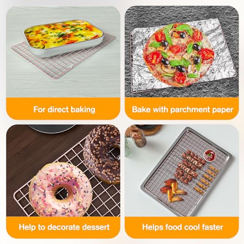2PCS Cooling Racks for Cooking and Baking