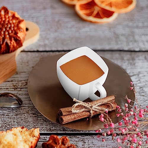 100 Pcs Mini Disposable Tea Cups with Handle (100 Count)