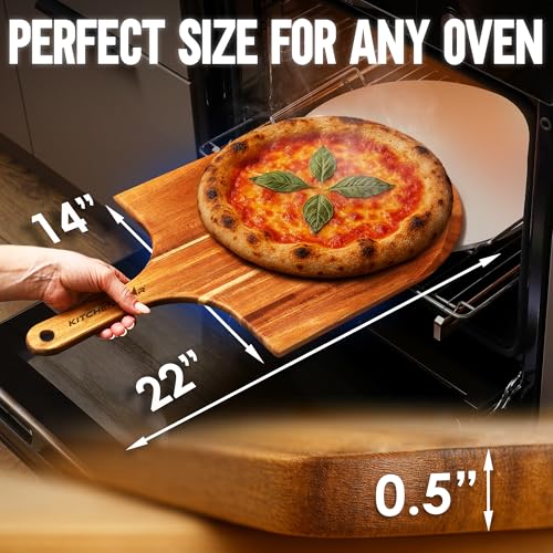 14 Inch Acacia Wood Pizza Peel