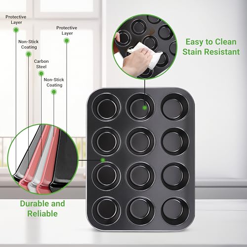 13” Non Stick Muffin Baking Pan