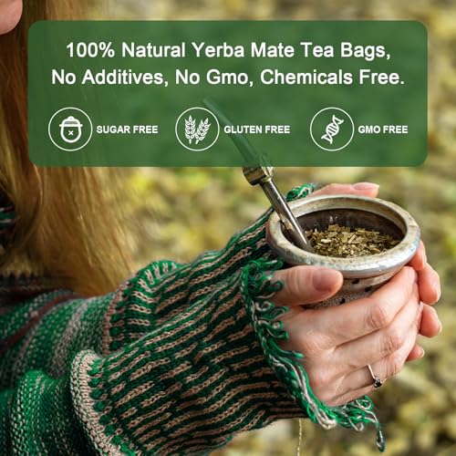Unsmoked Yerba Mate Tea Bags (40 Count)
