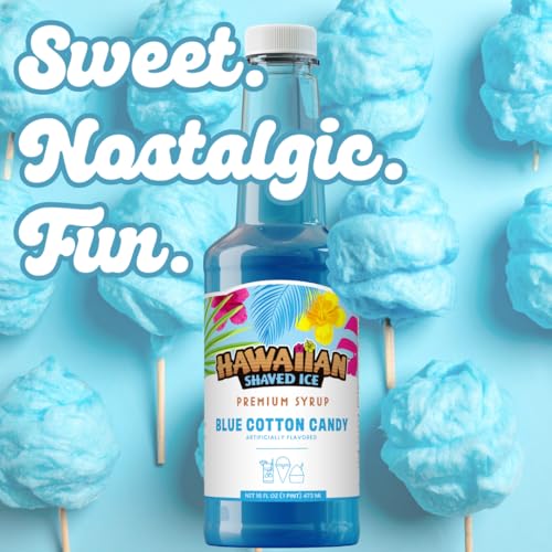 Blue Cotton Candy Syrup (16 Fl Oz)