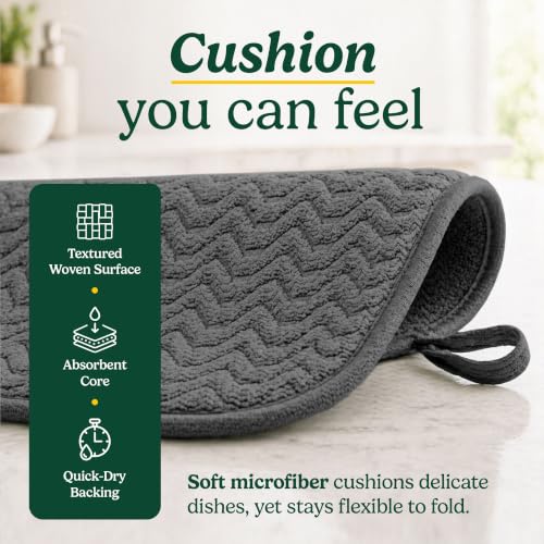 Cuisinart Dish Drying Mat for Kitchen Counter (2 Count)