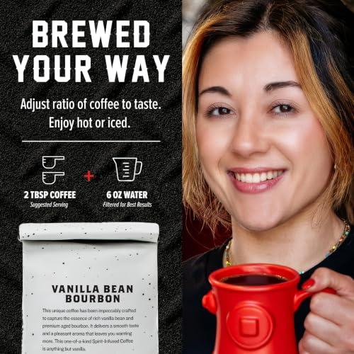 Vanilla Bourbon Infused Ground Coffee (12 Ounce)