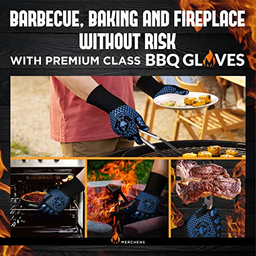 BBQ Grill & Oven Gloves 1472°F Heat Resistant (16.16 Ounce)