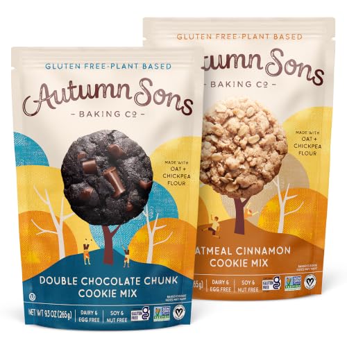 Autumn Sons Gluten Free Double Choc Oatmeal Cookie Mix (18.6 Ounce)