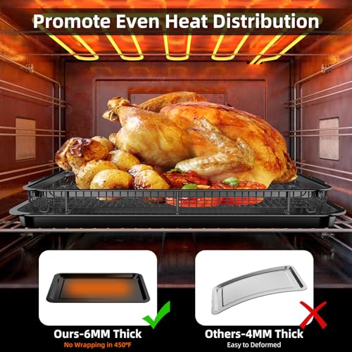 Large Air Fryer Basket for Oven with 30 PCS Parchment Paper