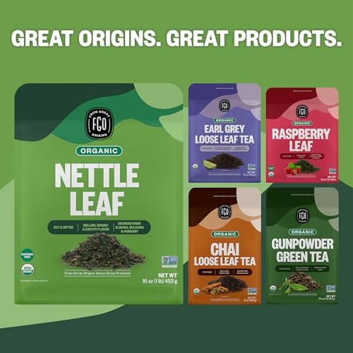 Organic Nettle Leaf Loose Tea (16 Ounce)