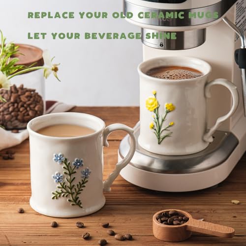Artistic Lavender pattern Ceramic Coffee Mug