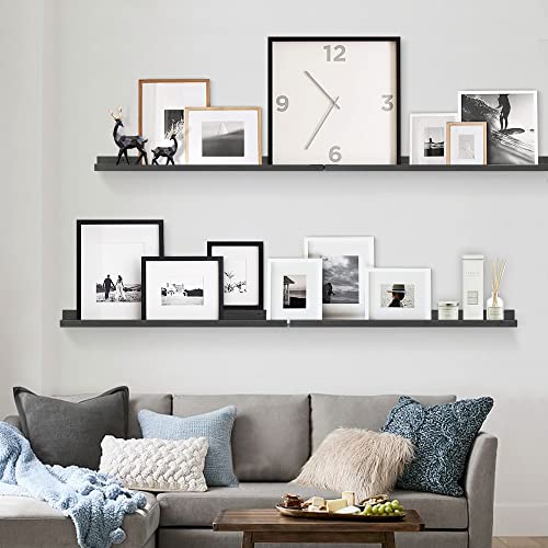 Black Picture Ledge Shelf 4 (4 Count)