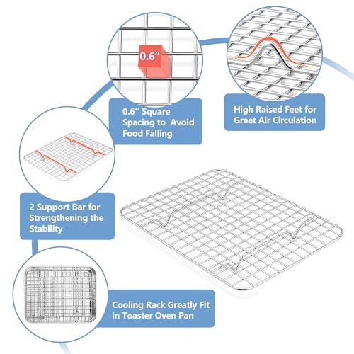 Toaster Oven Pan with Rack (18.99 Count)