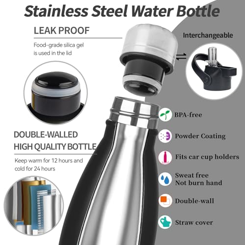 Insulated Water Bottle (2 Count)
