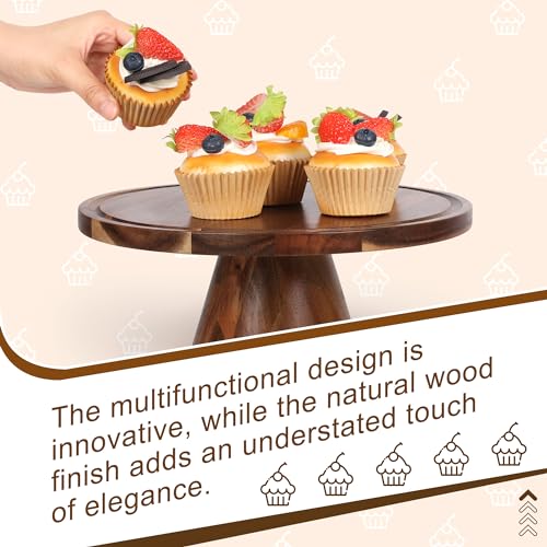 Cake Stand with Clear Acrylic Dome Lid