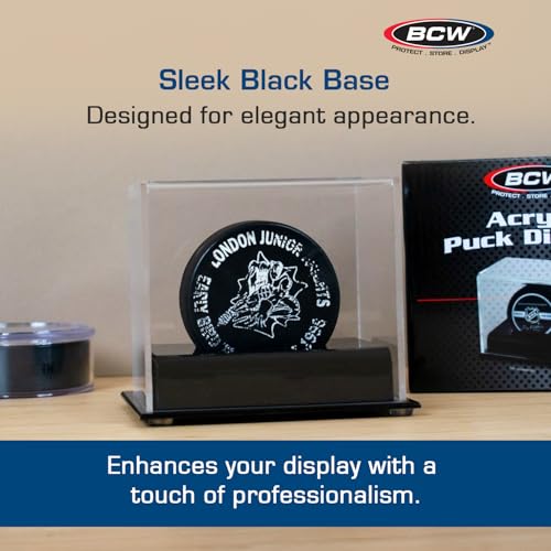 Acrylic Hockey Puck Display Case