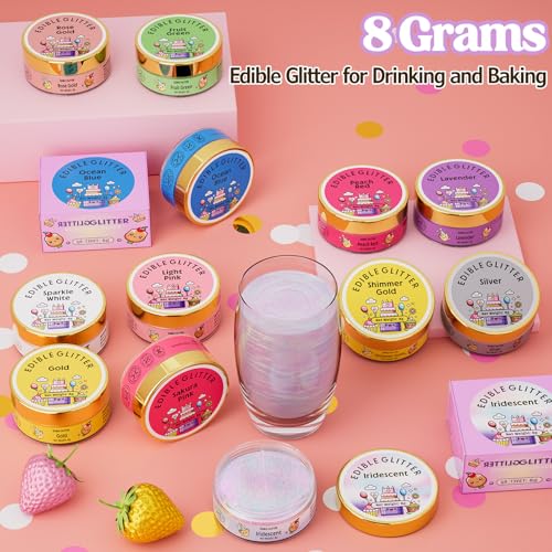 Edible Glitter for Drinks Cakes