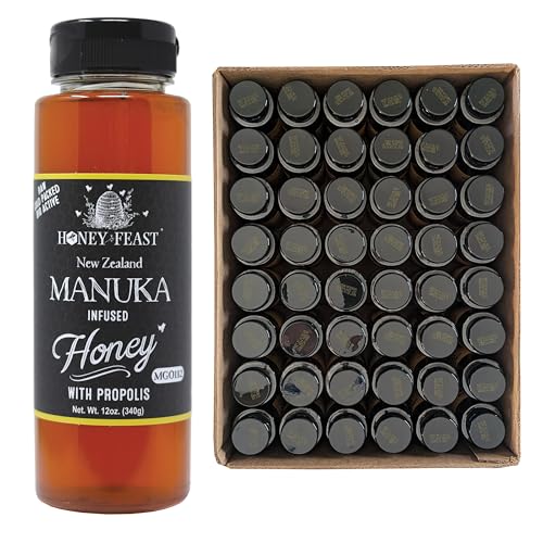 New Zealand Manuka Infused Raw Honey with Propolis 12OZ (576 Fl Oz)