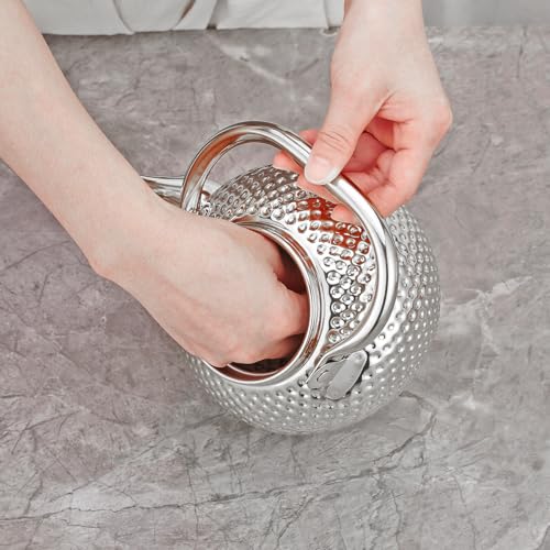 1500ml Teapot with Infuser Stainless Steel Lifting Handle Tea Maker Silver