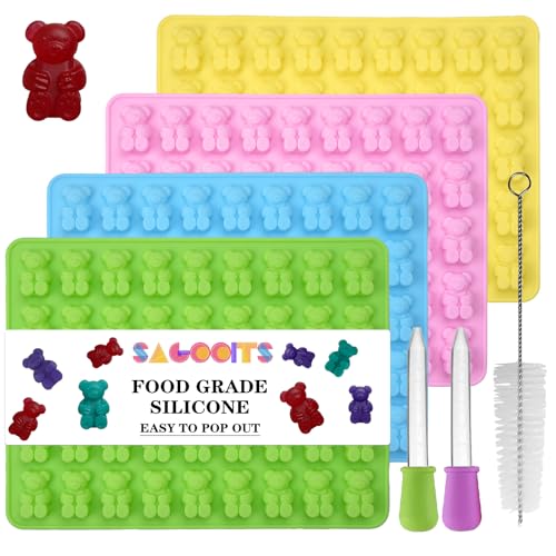 Large Gummy Bear Molds Candy Molds (360 Count)