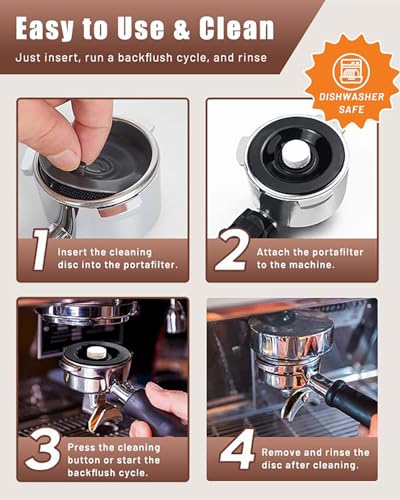 Espresso Backflush Cleaning Disc Set