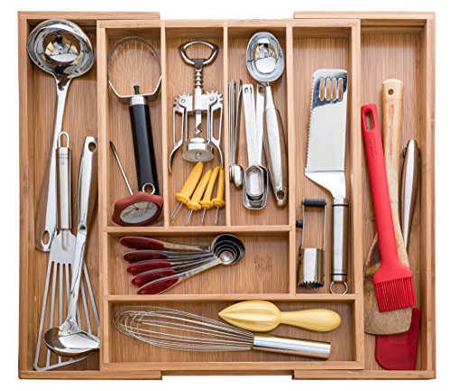 Bamboo Kitchen Drawer Organizer