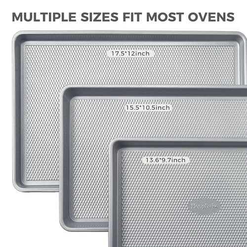 Naturally Non Toxic Baking Sheet Pan Set of 3 (3 Count)