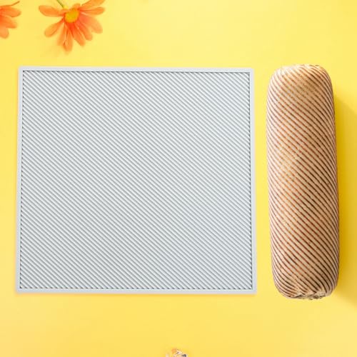 3D Cake Lace Mold Stripe Lace Mat Embosser Texture Silicone Mould Fondant Chocolate Stencil Border Bakeware Cake Decorating