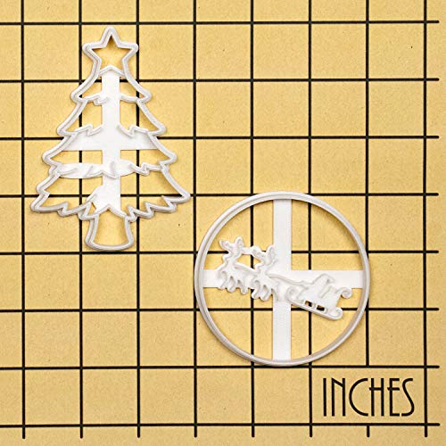 Set of 2 Christmas cookie cutters