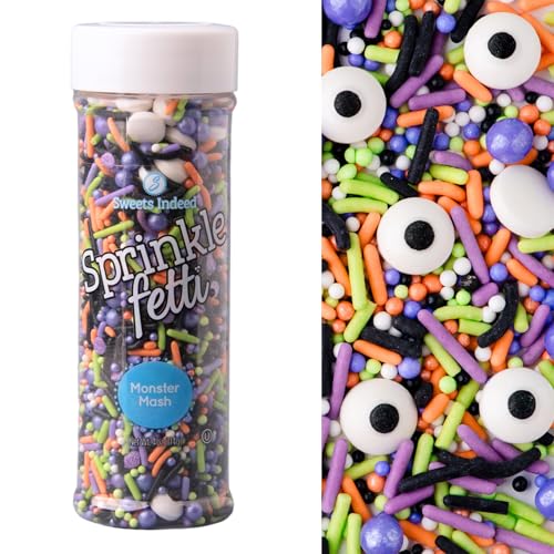 Halloween Sprinkles with Candy Eyeballs (4 Ounce)