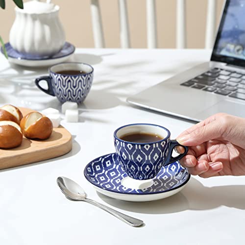 Ceramic 2 oz Espresso Cups (6 Count)