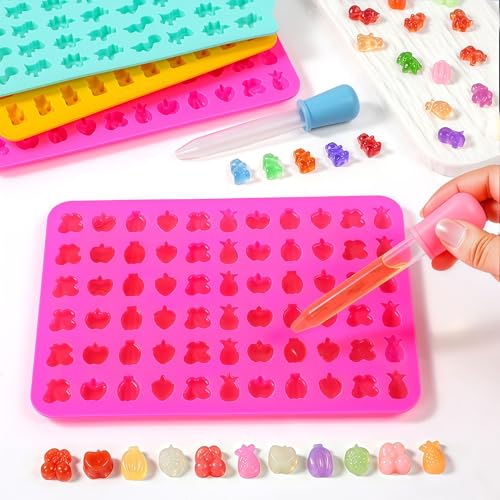 Gummy Candy Molds with 2pcs Droppers (3 Count)