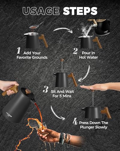 POLIVIAR French Press Coffee Maker