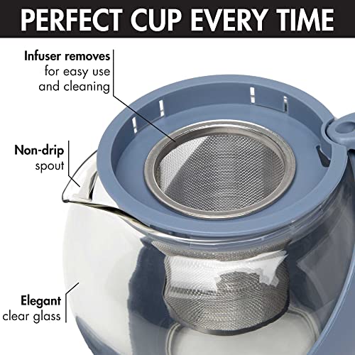 Half Moon Teapot with Removable Infuser