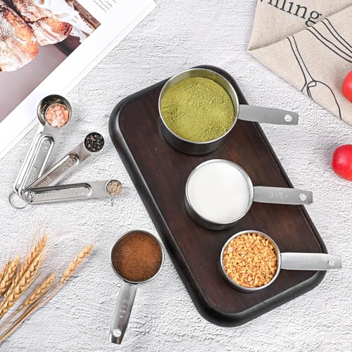 Measuring Cups and Spoons Set (8 Count)