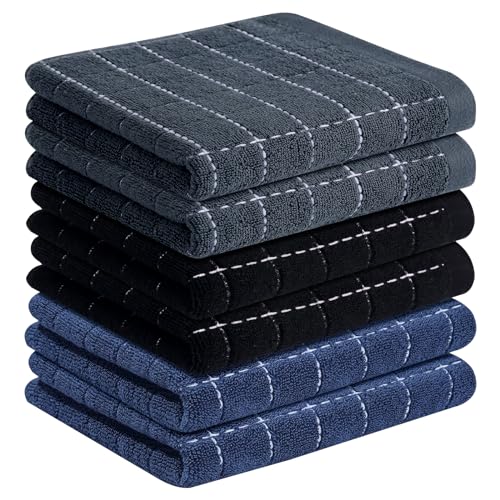 100% Cotton Terry Kitchen Towels (6 Count)