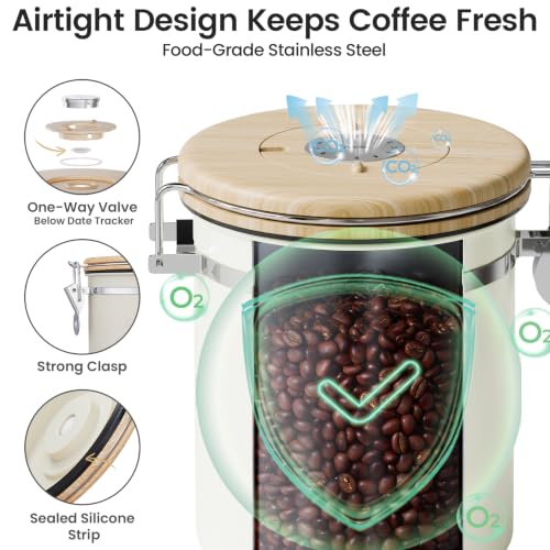 Coffee Canister with Window