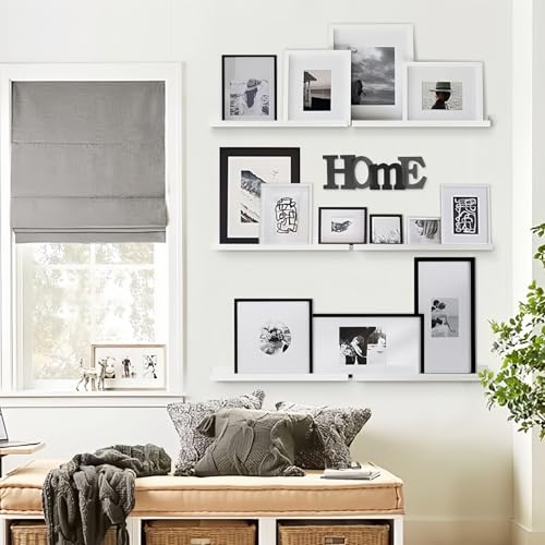 24 Inch Floating Nursery Book Shelves (4 Count)