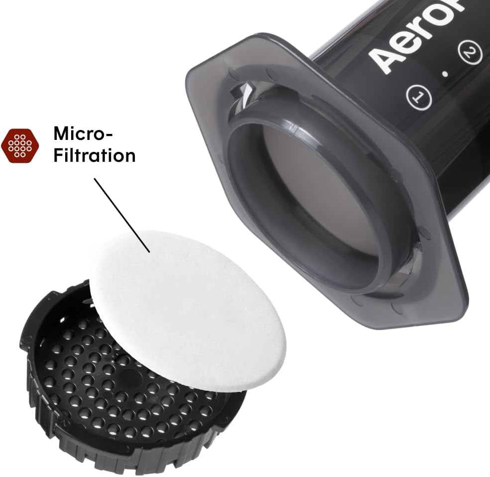 AeroPress Original Coffee Press – 3 In 1 Brew Method Combines French Press, Espresso, Full Bodied Coffee Without Grit or Bitterness, Small Portable Coffee Maker for Camping & Travel - Blissbrew