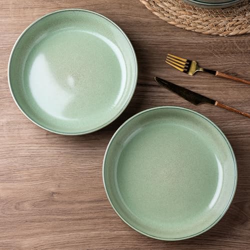 8.75'' Large Ceramic Pasta Bowls (4 Count)
