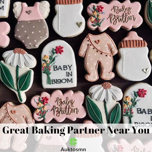 Wildflower Baby Shower Cookie Cutters Set
