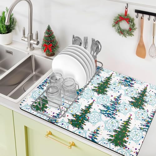 Christmas Drying Mat