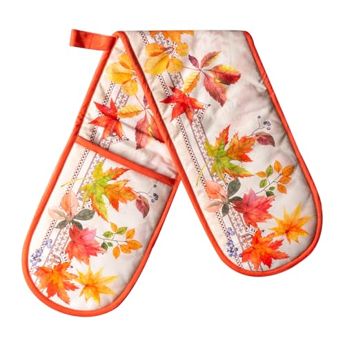 Double Oven Mitts 100% Cotton Double Oven Glove