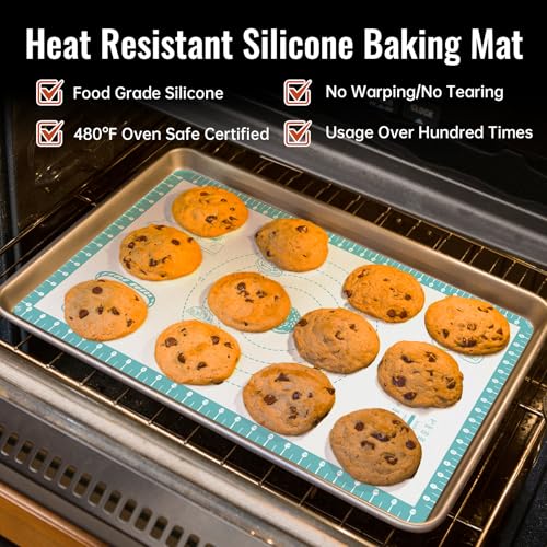 Silicone Baking Mat with 10 Useful Recipes
