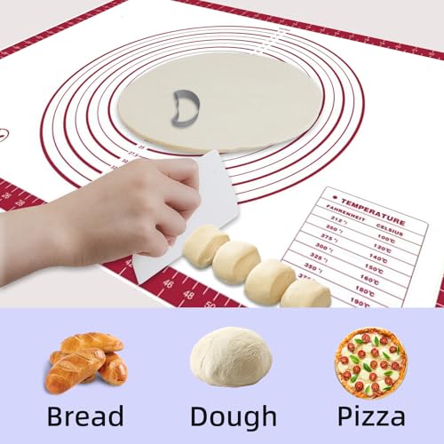 Pastry Dough Mat Silicone Baking Mats for Rolling Out Dough