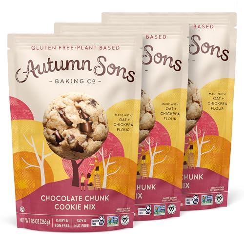 Gluten Free Chocolate Chunk Cookie Mix. Vegan Plant Based Baking Mix. Top 9 Allergen Free. Dairy Free (27.9 Ounce)