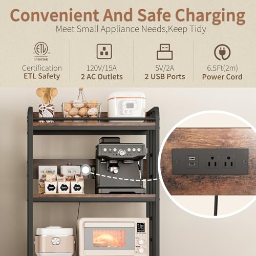 Microwave Stand with Storage