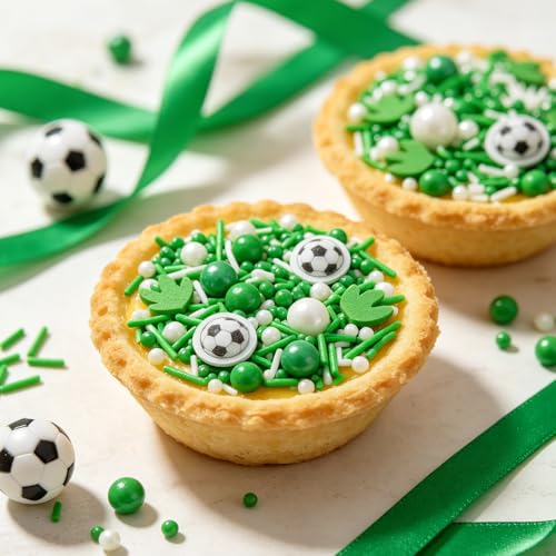 Soccer Ball Sprinkles 130g (4.58 Ounce)